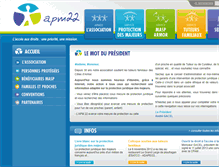 Tablet Screenshot of apm22.fr